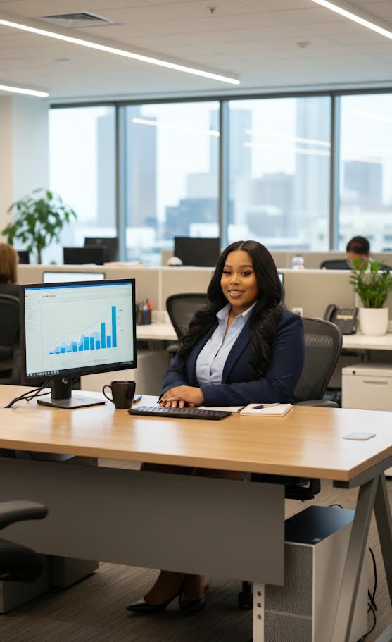 Ericka C. Parker in an office setting